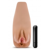 Маструбатор-вагина с вибрацией Soft   Wet Renata Realistic Tan Masturbator - Blush Novelties - в Петрозаводске купить с доставкой