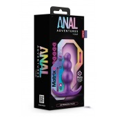 Фиолетовая анальная пробка The Supernova Plug - 7,6 см. - Blush Novelties