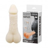 Мастурбатор-насадка Bigger Man - 21,5 см. - Baile - в Петрозаводске купить с доставкой