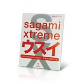 Ультратонкий презерватив Sagami Xtreme SUPERTHIN - 1 шт. - Sagami - купить с доставкой в Петрозаводске