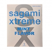 Презерватив Sagami Xtreme Mint с ароматом мяты - 1 шт. - Sagami - купить с доставкой в Петрозаводске