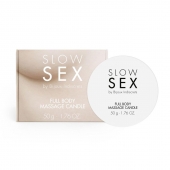 Массажная свеча для всего тела Slow Sex - 50 гр. - Bijoux Indiscrets - купить с доставкой в Петрозаводске