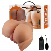 Карамельный мастурбатор-полуторс Emilia с вибрацией - Baile - в Петрозаводске купить с доставкой