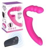 Розовый безремневой страпон Straples Strap-On Dildo - Erokay - купить с доставкой в Петрозаводске