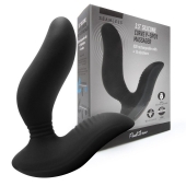Черный вибромассажер простаты 3,5’’ Curve P-spot Massager - 12 см. - Erokay - в Петрозаводске купить с доставкой