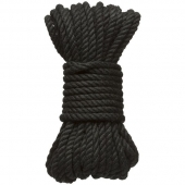 Черная верёвка для связывания и фиксации Bind Tie - 9,14 м. - Doc Johnson - купить с доставкой в Петрозаводске