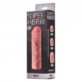 Фаллоудлинитель SUPER HERO Dewil - 17,5 см. - Lola Games - в Петрозаводске купить с доставкой