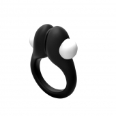 Черное эрекционное кольцо Zippy Vibrating Ring With Bullet - Adrien Lastic - в Петрозаводске купить с доставкой