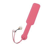 Розовый кожаный пэддл - 37 см. - Pecado - купить с доставкой в Петрозаводске