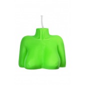 Зеленая сувенирная свеча «Женский силуэт» - Pecado - купить с доставкой в Петрозаводске