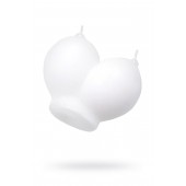 Белая сувенирная свеча «Сиськи» - Pecado - купить с доставкой в Петрозаводске