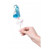 Голубой леденец в форме члена со вкусом блю кюрасао - 80 гр. - Sosuчki - купить с доставкой в Петрозаводске
