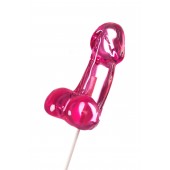 Розовый леденец в форме члена со вкусом айриш крим - 80 гр. - Sosuчki - купить с доставкой в Петрозаводске