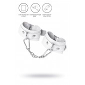 Белые узкие наручники-браслеты со скруглёнными углами - Pecado - купить с доставкой в Петрозаводске