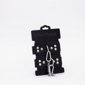 Черные кожаные наручники с регулируемыми ремешками - Crazy Handmade - купить с доставкой в Петрозаводске