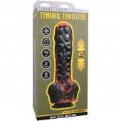 Черно-красная мини-машина на присоске Tendril Thruster - 21,6 см. - Doc Johnson - купить с доставкой в Петрозаводске