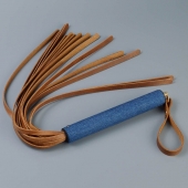 Плеть с джинсовой ручкой «Дикий Запад» - 60 см. - Sitabella - купить с доставкой в Петрозаводске