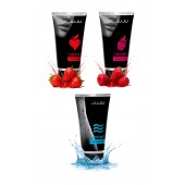 Набор из 3 лубрикантов JUJU (увлажняющий, клубника, малина) - JuJu - купить с доставкой в Петрозаводске