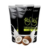 Набор из 3 съедобных лубрикантов JUJU со вкусом кокоса - JuJu - купить с доставкой в Петрозаводске