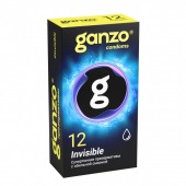 Супертонкие презервативы Ganzo Invisible - 12 шт. - Ganzo - купить с доставкой в Петрозаводске
