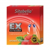 Стимулирующая насадка Sitabella Extender  Клубника - Sitabella - купить с доставкой в Петрозаводске