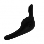 Чёрное эрекционное виброкольцо Thimble - Baile - в Петрозаводске купить с доставкой