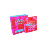 Презервативы с разогревающим эффектом Expert Hot Love - 3 шт. - Expert - купить с доставкой в Петрозаводске