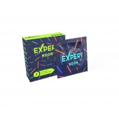 Светящиеся в темноте презервативы Expert Neon - 3 шт. - Expert - купить с доставкой в Петрозаводске
