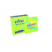 Ультратонкие презервативы Expert Invisible - 3 шт. - Expert - купить с доставкой в Петрозаводске