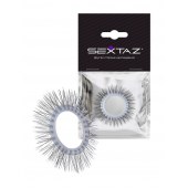 Круглое эрекционное кольцо с «ресничками» - Sextaz - в Петрозаводске купить с доставкой