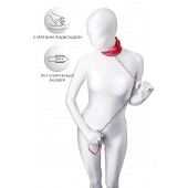 Красный ошейник с подкладкой из меха - ToyFa - купить с доставкой в Петрозаводске