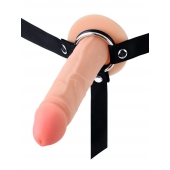 Мужской полый страпон на регулируемых ремнях - 18,5 см. - Sex Expert - купить с доставкой в Петрозаводске