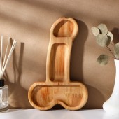 Деревянное блюдо для подачи в форме члена (25 х 16,5 х 1,7 см) - Сима-Ленд - купить с доставкой в Петрозаводске