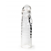 Прозрачная закрытая насадка на член - 15 см. - Sex Expert - в Петрозаводске купить с доставкой