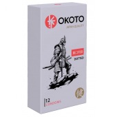 Точечные презервативы OKOTO Dotted - 12 шт. - Sitabella - купить с доставкой в Петрозаводске