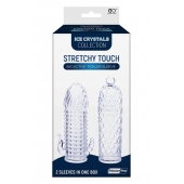 Набор из 2 прозрачных насадок на член Seductive Tickler Sleeves Set - NMC - в Петрозаводске купить с доставкой