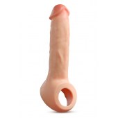 Телесная насадка-удлинитель Thrive 8.75 Inch Realistic Penis Extender Sleeve - 22,2 см. - Blush Novelties - в Петрозаводске купить с доставкой