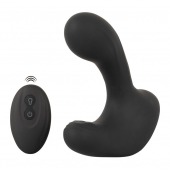 Черная анальная вибропробка с функцией расширения RC Butt Plug with 3 functions - Orion - в Петрозаводске купить с доставкой