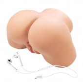 Телесный мастурбатор Olivia с 2 любовными отверстиями - Baile - в Петрозаводске купить с доставкой