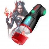 Интерактивный мастурбатор Raven с вакуумом, вибрацией и подсветкой - Shots Media BV - в Петрозаводске купить с доставкой