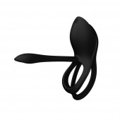 Черное эрекционное виброкольцо Bayek с пультом ДУ - Zalo - в Петрозаводске купить с доставкой