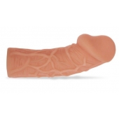 Насадка фаллического вида с венками - 14,7 см. - KOKOS - в Петрозаводске купить с доставкой