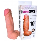 Фаллическая насадка Харнесс UNICOCK 10  - 25 см. - LOVETOY (А-Полимер) - купить с доставкой в Петрозаводске
