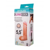 Фаллическая насадка Харнесс UNICOCK 5,5  - 17 см. - LOVETOY (А-Полимер) - купить с доставкой в Петрозаводске