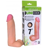 Фаллическая насадка Харнесс UNICOCK 7  - 19 см. - LOVETOY (А-Полимер) - купить с доставкой в Петрозаводске