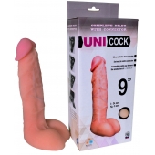 Фаллическая насадка Харнесс UNICOCK 9  - 24 см. - LOVETOY (А-Полимер) - купить с доставкой в Петрозаводске