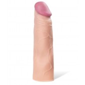 Реалистичная насадка с ярко выраженной головкой - 16,5 см. - A-toys - в Петрозаводске купить с доставкой