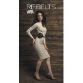 Пояс с клёпками Yona Black - Rebelts - купить с доставкой в Петрозаводске