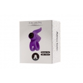 Эрекционное кольцо с подхватом мошонки и стимуляцией клитора Bullet Lastic Ring - Adrien Lastic - в Петрозаводске купить с доставкой