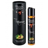 Массажное масло с ароматом экзотических фруктов Huile de Massage Gourmande Fruits Exotiques - 59 мл. - Plaisir Secret - купить с доставкой в Петрозаводске